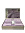 КПБ Евро Roesia сатин 200*220 фиолетовый MD