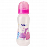 Бутылочка для кормления Mepsi с силик. соской 250 мл 0+ 0201