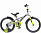 Велосипед Black Aqua Velorun 14" серо-лимонный