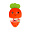 Игрушка развивающая Морковка 8*12 см