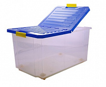 Unibox Ящик для хранения 57 л на роликах синий лего/5