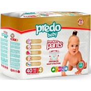 Подгузники-трусики Predo Baby №4 7-18 кг 40 шт
