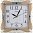 Часы настенные La Minor 5858 светло-коричневый