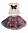 Комплект с юбкой бабочки Akkon 1813 розовый
