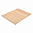 Банные штучки Коврик деревянный липовая рейка с орнаментом Рогожка 42*35*1 см/4