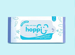 HOPPI Салфетки влажные детские 7*8 56 шт/30