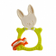 Прорезыватель универсальный Bunny зеленый элементы разной степени жесткости для всех стадий