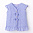 Блузка с короткими рукавами для девочки Minaku фиолетовый-белый