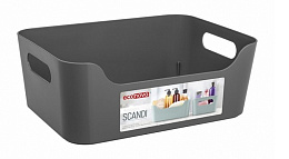 Scandi Корзинка универсальная 3.1 л л 24*17*9 см серый/12