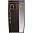 Вешалка настенная Терра с зеркалом Каштан-ИК-Fusion-dark brown ковка АмберБр 72*140*28 см