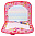1toy AquaArt Коврик для рисования с водным маркером розовый чемоданчик 47*30 см 32*30*2.5 см