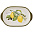 Лемон три Блюдо-шубница 28*17.5*4.5 см/18
