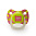 Силиконовая соска-пустышка симметричной формы с колпачком Baby pacifier 12-24 месяца 144 шт/12 шт