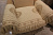 Комплект дивандеки из 3 шт ткань светло-бежевый