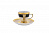 Набор кофейных пар 6 шт 110 мл Constanza-Esprit Black Creme Gold