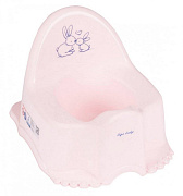 Горшок туалетный Тега Кролики розовый