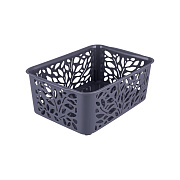 Корзина Leaves 4 л 26*18*10 серый/22