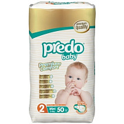 Подгузники Predo Baby №2 3-6 кг 50 шт