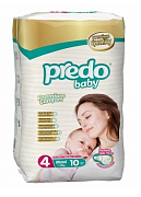 Подгузники Predo Baby №4 7-18 кг 10 шт
