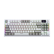 Клавиатура игровая Attack Shark K86 white grey