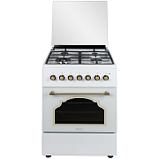 Комбинированная плита Axeldorf FG-061-3 retro white