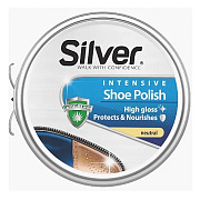 SILVER Воск для обуви шайба 50 мл бесцветный/48