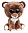 Мягкая игрушка Мишка Otso коричневый 15 см