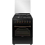 Комбинированная плита Axeldorf FG-063-2 retro black