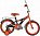 Велосипед Black aqua Hot-Rod 12" 1s 2017 со светящимися колесами оранжевый