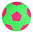 Мяч футбольный №2 зеленый ПВХ