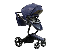 Коляска трансформер Farfello Hot mama navy blue