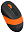 Мышь A4Tech Fstyler FG10 black/orange оптическая (2000dpi) беспроводная USB (4but)