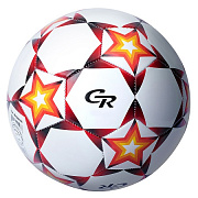Мяч футбольный City Ride 3-слойный размер 5 22 см белый/оранжевый