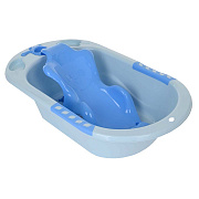 Детская ванна Pituso с горкой для купания 89 см голубой