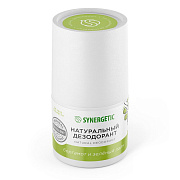 SYNERGETIC Дезодорант Бергамот-зеленый лайм 50 мл/12