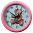 Часы настенные П-3Б1.1-720 Тедди ромашка
