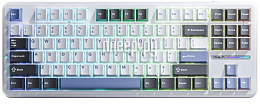 Клавиатура Aula F87 3in1 white-black-blue