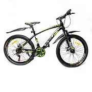 Велосипед двухколесный Dk Bike 24 черно-зеленый