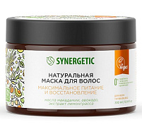 SYNERGETIC Маска для волос Максимальное питание и восстановление 300 мл/6