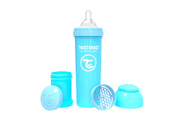 Антиколиковая бутылочка Twistshake для кормления 330 мл пастельный синий