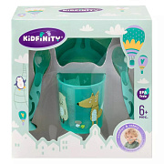 Kidfinity Набор посуды 4 предмета зеленый/8