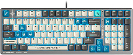 Клавиатура A4Tech Bloody S98  Pixels Blue USB grey/beige