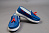 Туфли для мальчика RK 1007 синие с красным бубончиком