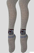 Колготки для мальчика Para Socks K1D11 серый меланж