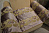 Комплект дивандеки Полоска фон фиолетовый 3 предмета 70*150 2 шт, 70*250 1шт