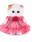 Мягкая игрушка Ли-Ли Baby в платье с вязаным цветочком