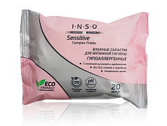 INSO Салфетки влажные Sensitive Care 20 шт/10