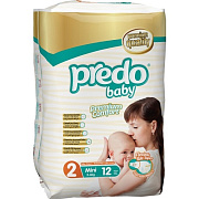 Подгузники Predo Baby №2 3-6 кг 12 шт