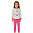 Комплект для девочки Baykar 9195-289 зеленый-розовый