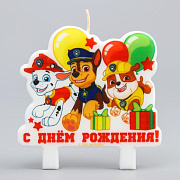 Свеча в торт С Днём Рождения Paw Patrol Щенячий патруль